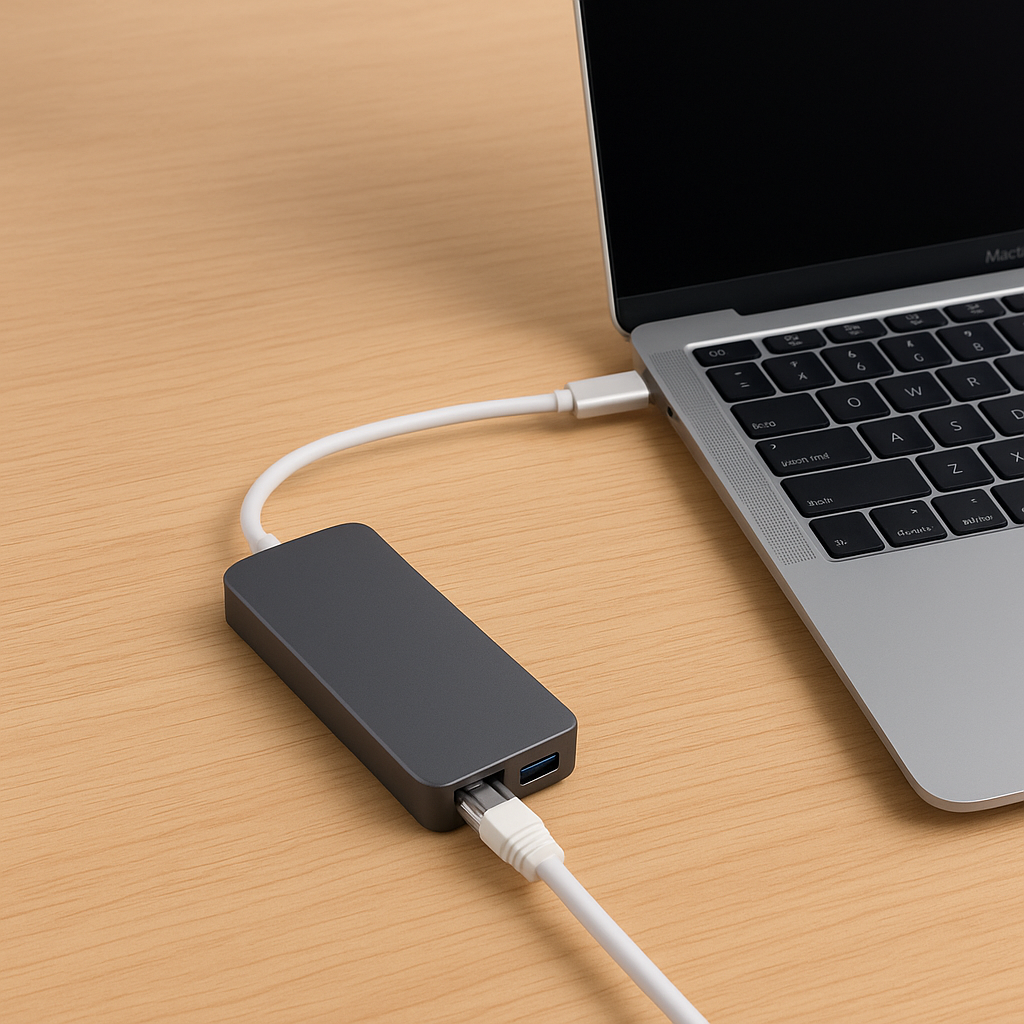 USB C-hub with ethernet for MacBook Air beginners