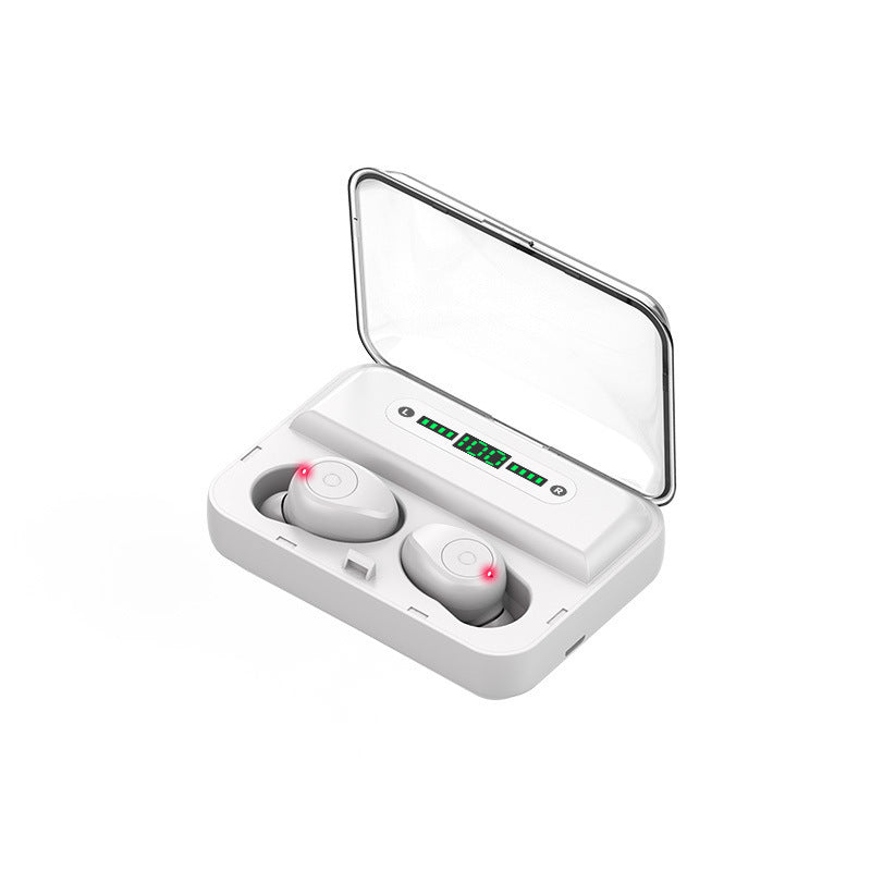 Bluetooth Earbuds with Power Bank – Deep Bass, Voice Control & 2000mAh Charging Case