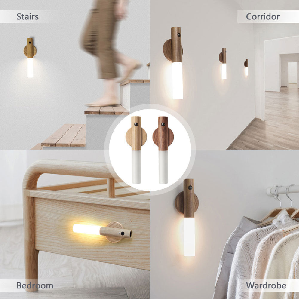 Magnetic Motion Sensor Night Light – USB Rechargeable & Wireless