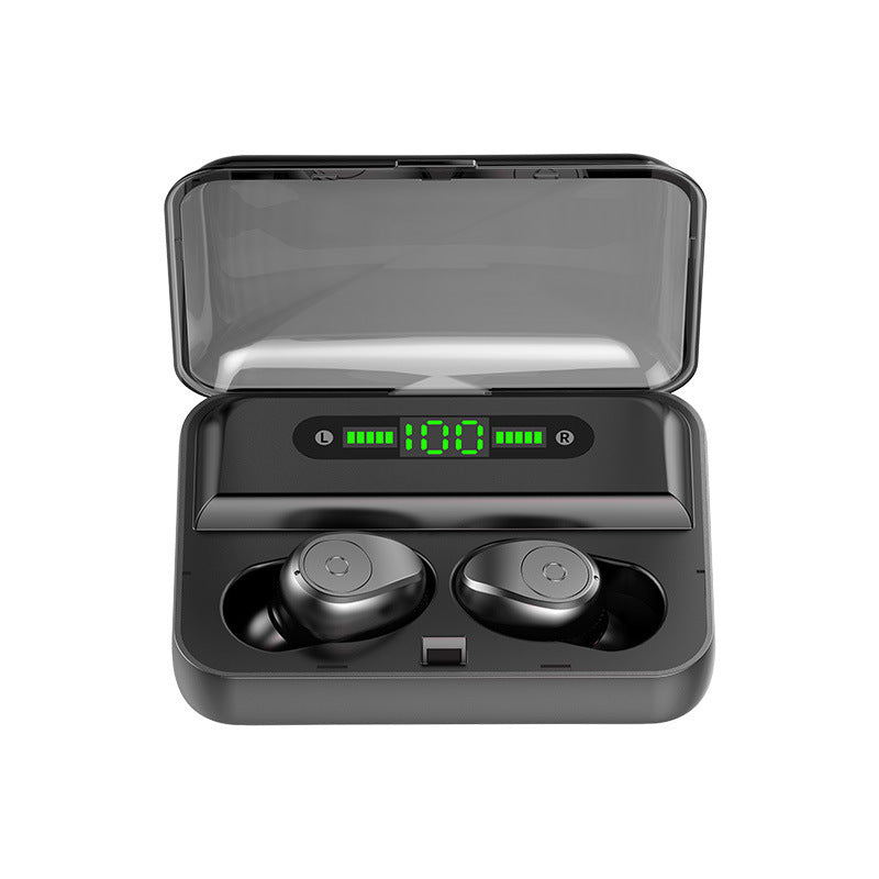 Bluetooth Earbuds with Power Bank – Deep Bass, Voice Control & 2000mAh Charging Case