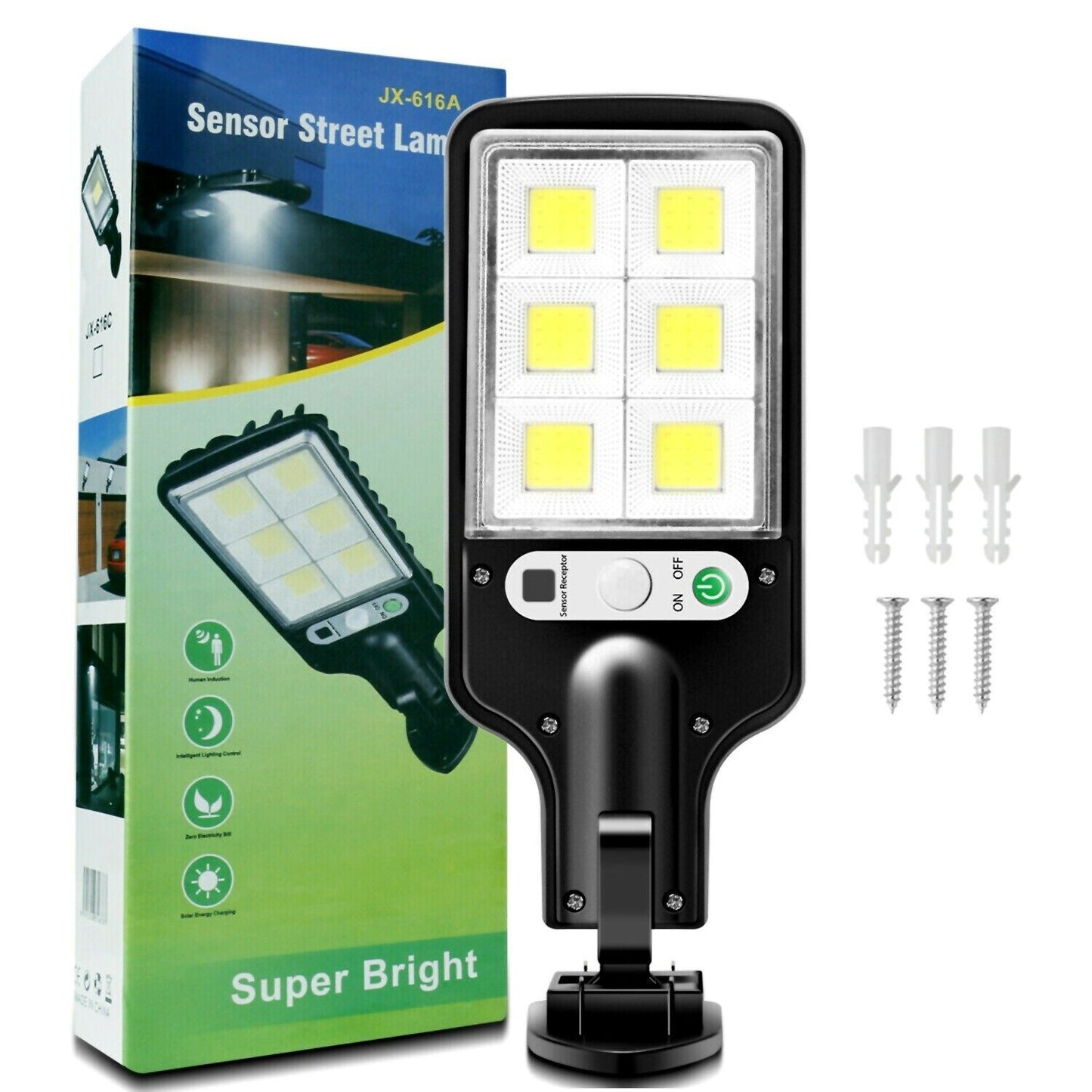 Bright Solar Security Light – Motion Sensor for Outdoors