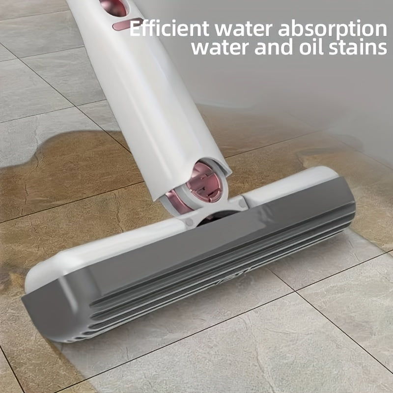 Compact Cleaning Mop – Self-Wringing, Absorbent & Travel-Friendly