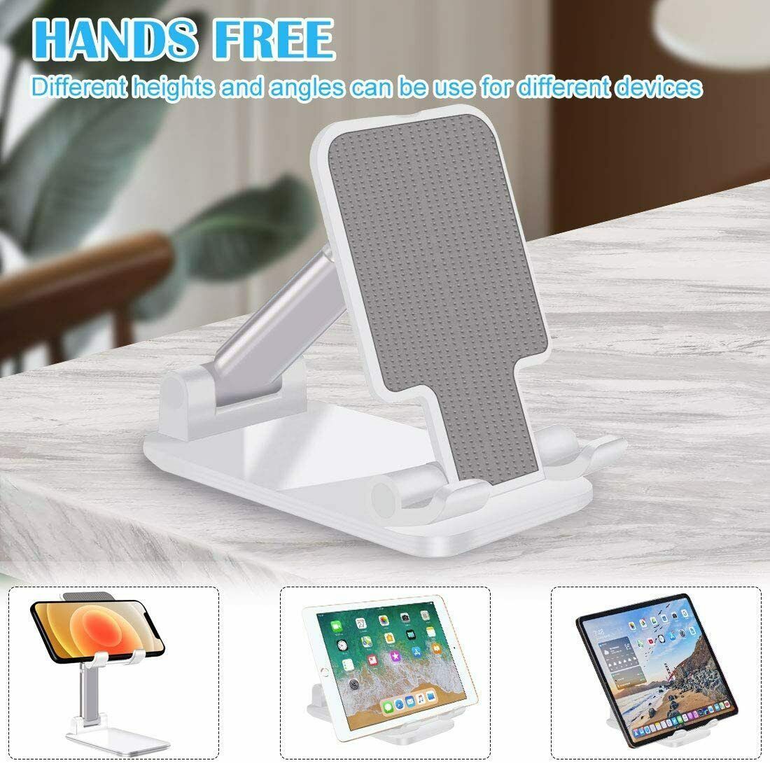 Foldable Universal Phone & Tablet Stand – Desktop Mount