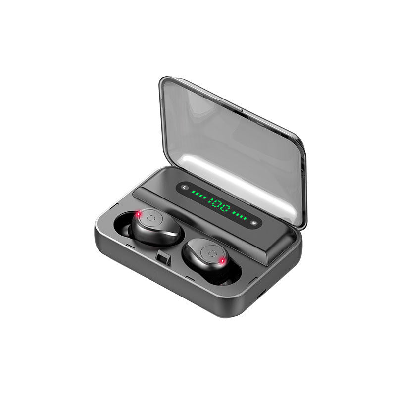 Bluetooth Earbuds with Power Bank – Deep Bass, Voice Control & 2000mAh Charging Case