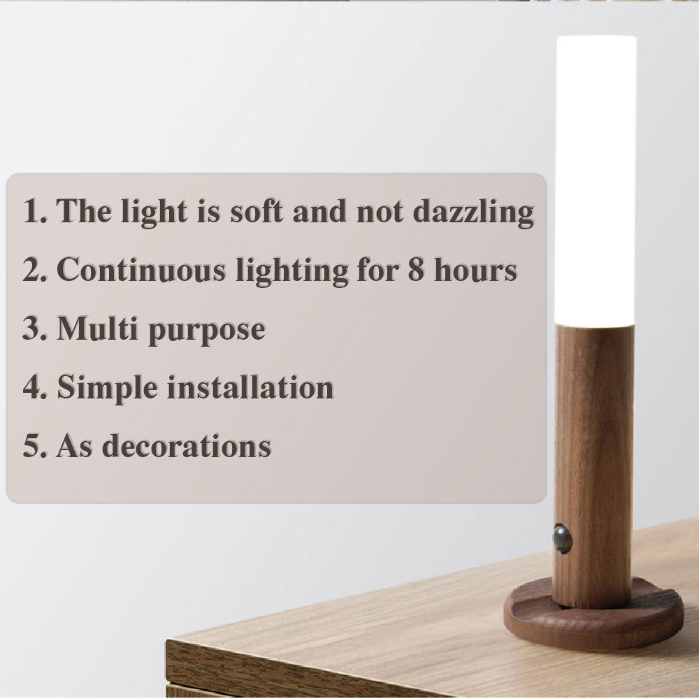 Magnetic Motion Sensor Night Light – USB Rechargeable & Wireless