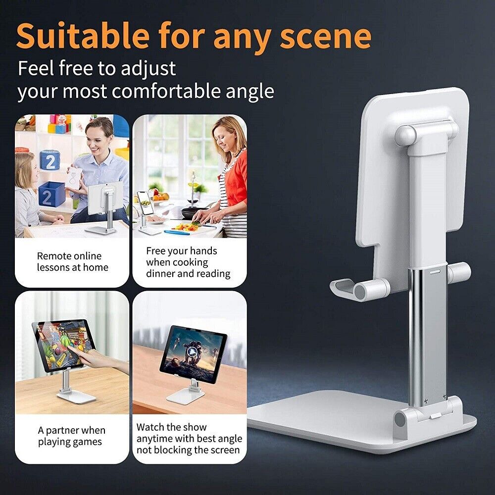 Foldable Universal Phone & Tablet Stand – Desktop Mount