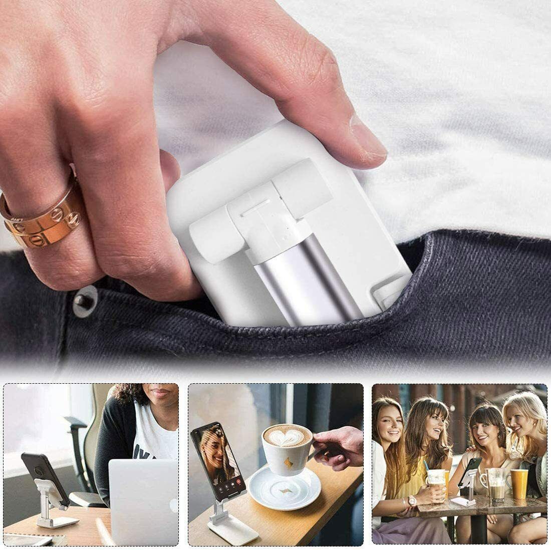 Foldable Universal Phone & Tablet Stand – Desktop Mount