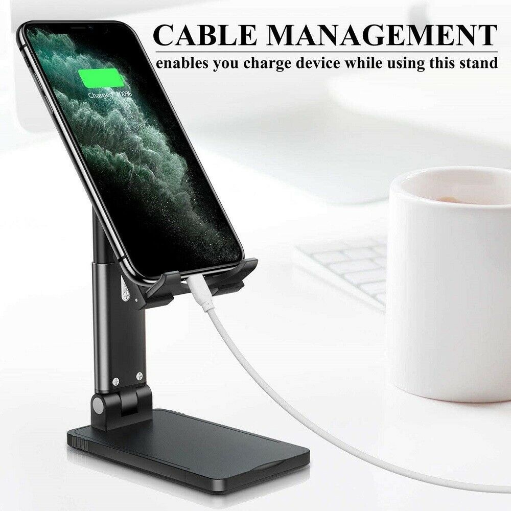 Foldable Universal Phone & Tablet Stand – Desktop Mount