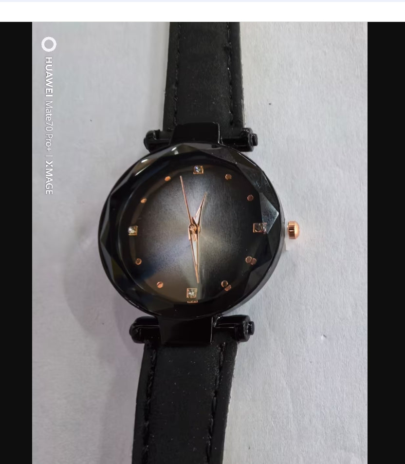 Rose Gold Starry Sky Watch
