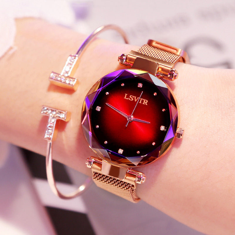 Rose Gold Starry Sky Watch