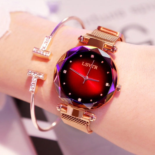 Rose Gold Starry Sky Watch