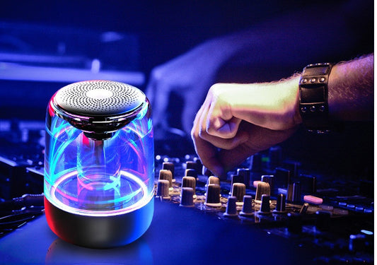 Portable Bluetooth Speaker with LED Lights – Powerful Bass & Wireless Sound