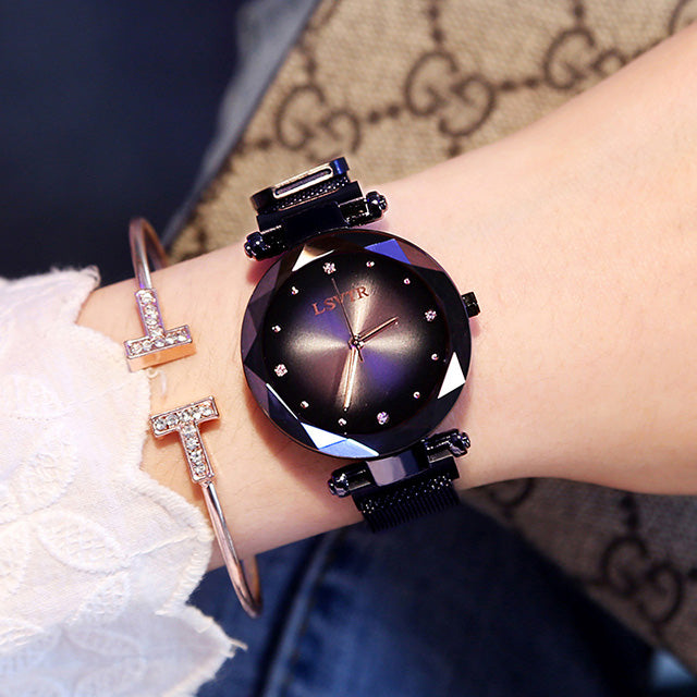 Rose Gold Starry Sky Watch