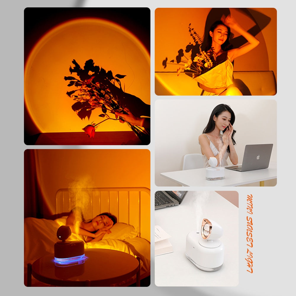 GlowMist Mini Humidifier Lamp