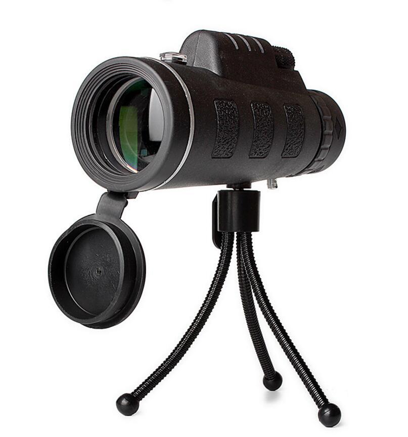 40x60 Monocular Telescope with Tripod, Phone Holder & Compass