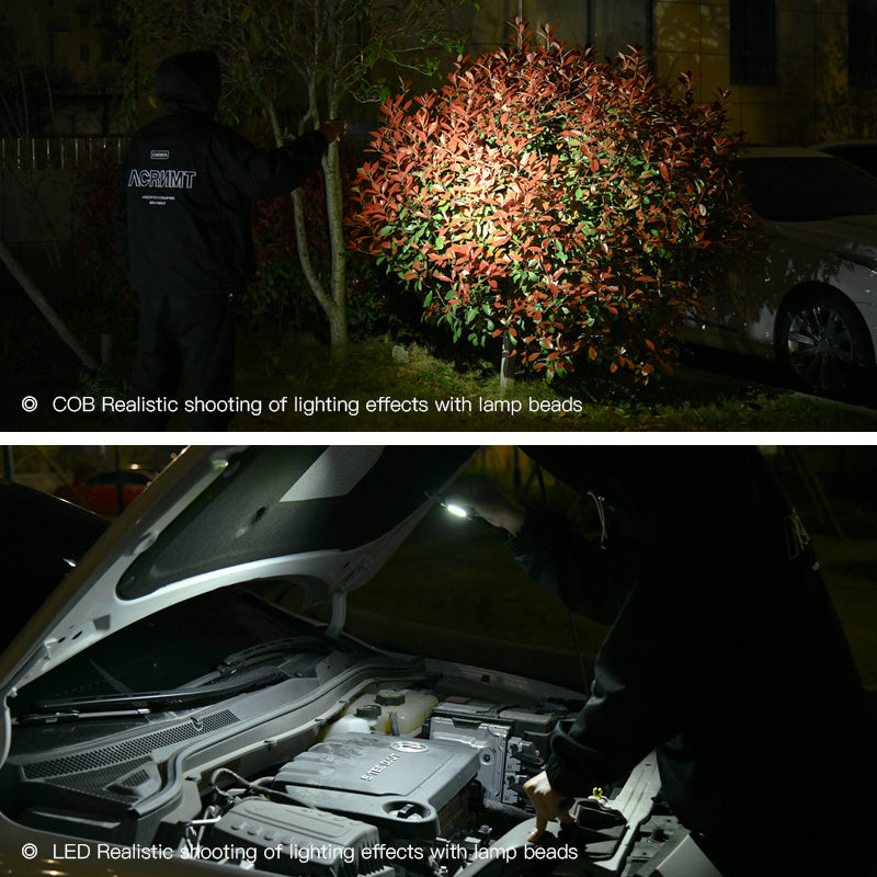Emergency Keychain Light – COB LED with Tools & USB Charging