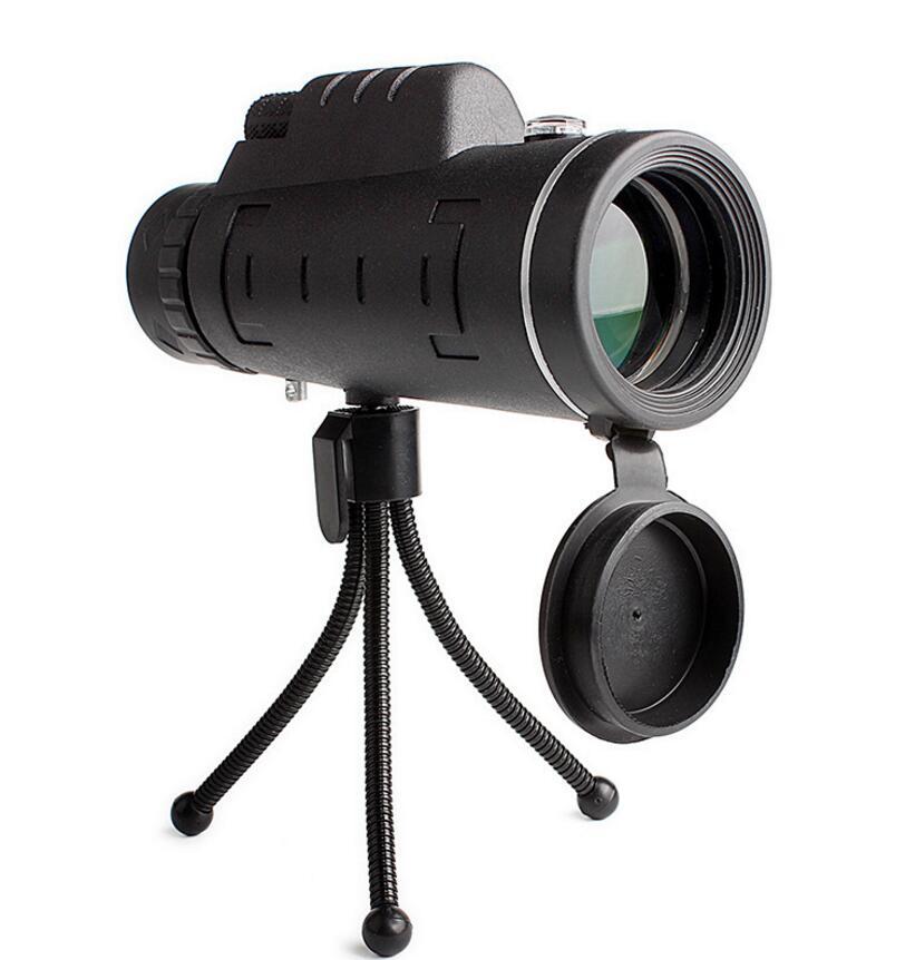 40x60 Monocular Telescope with Tripod, Phone Holder & Compass