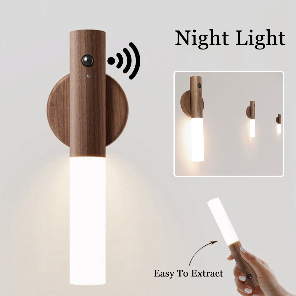 Magnetic Motion Sensor Night Light – USB Rechargeable & Wireless