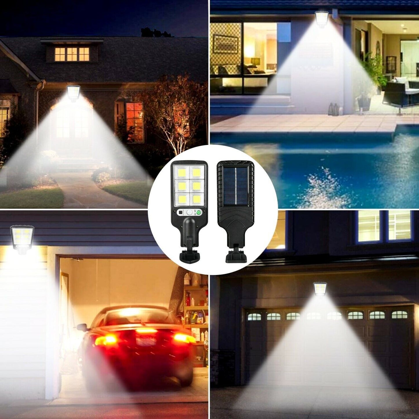 Bright Solar Security Light – Motion Sensor for Outdoors