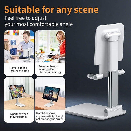 Foldable Universal Phone & Tablet Stand – Desktop Mount